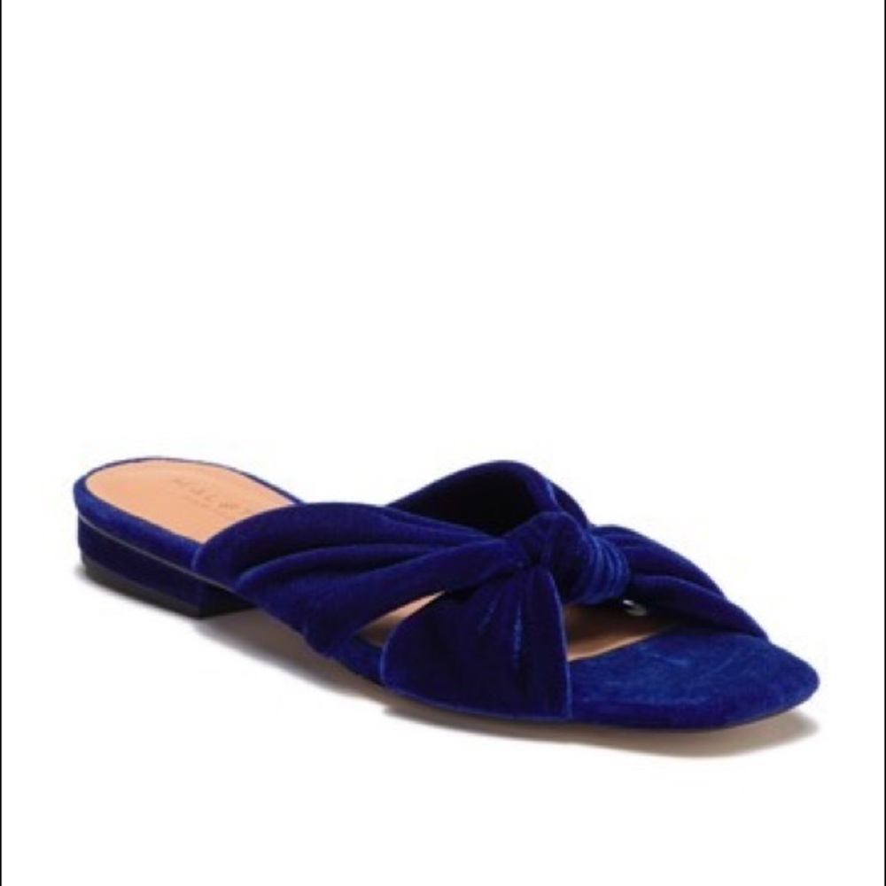 Halston Heritage Velvet Sandals